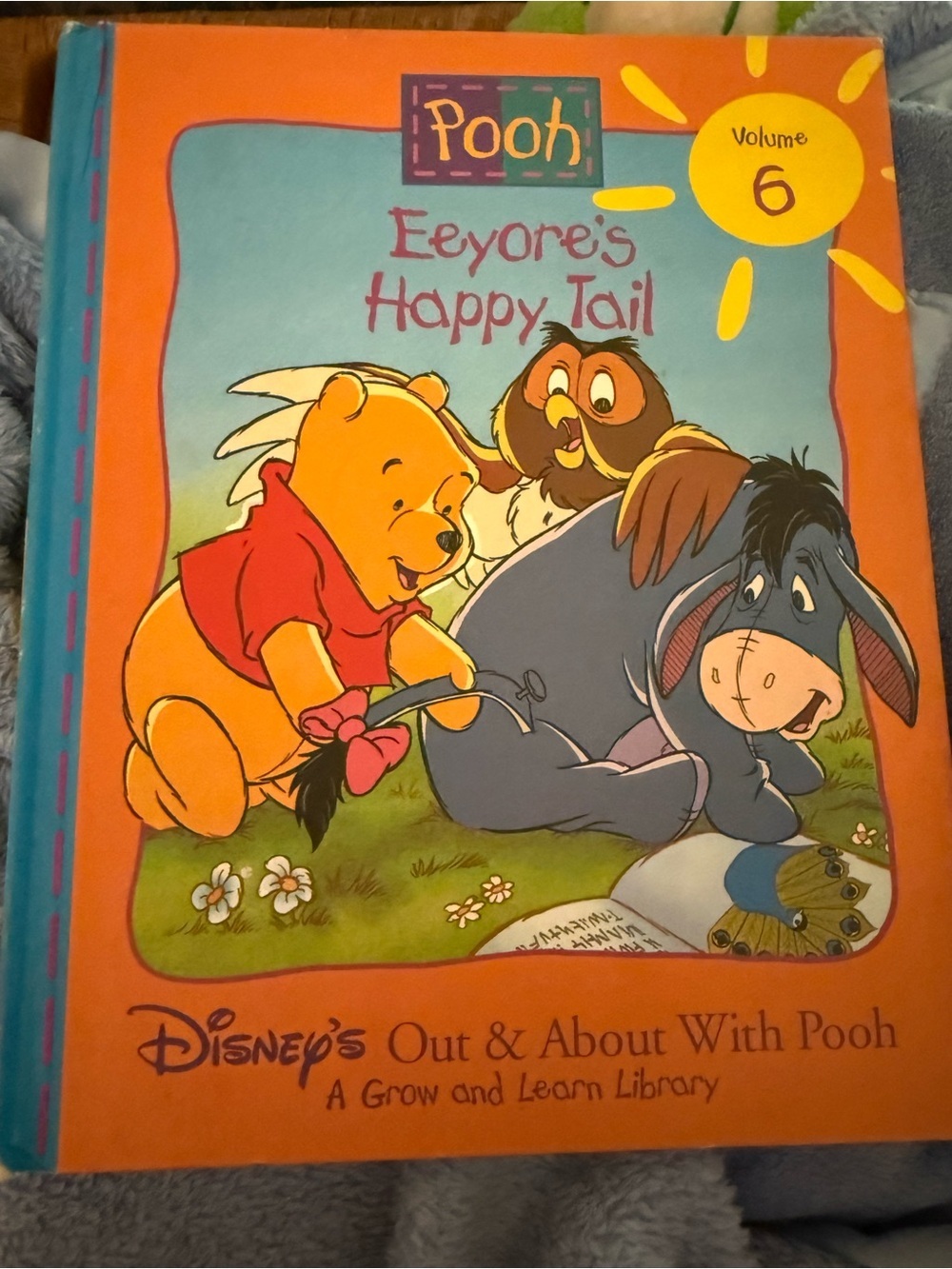 Disney Pooh Eeyore's Happy Tail Hardcover Book